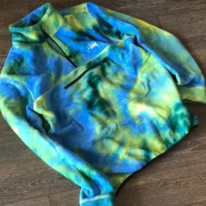 STUSSY FLEECE TIEDYE SIZE MEDIUM